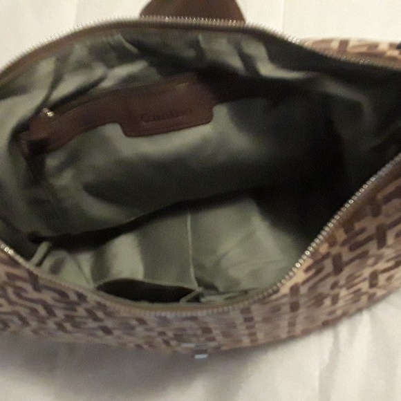 Calvin Klein Women's Signature CK Monogram Logo Hand Bag - Picture 5 of 10